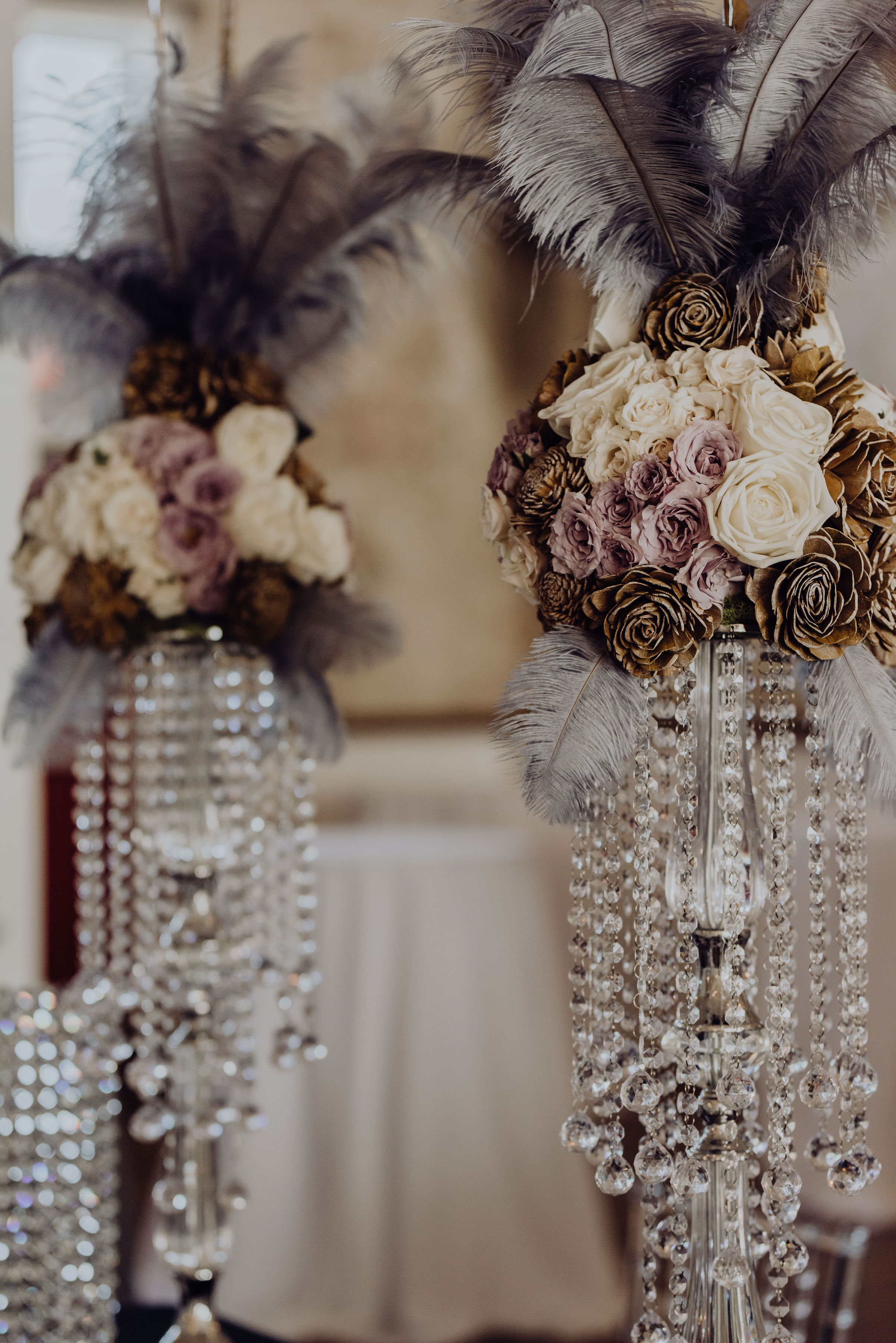 Crystal Centerpieces