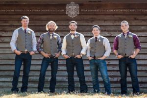 Plaid Bow Tie with Tweed Vest