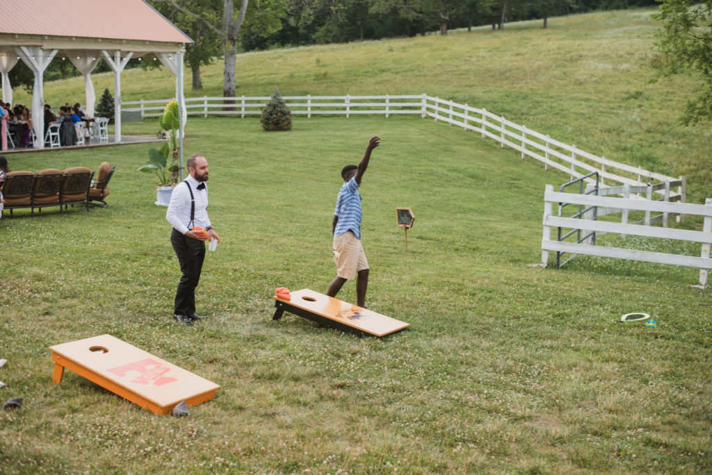 Corn Hole - Wedding Reception