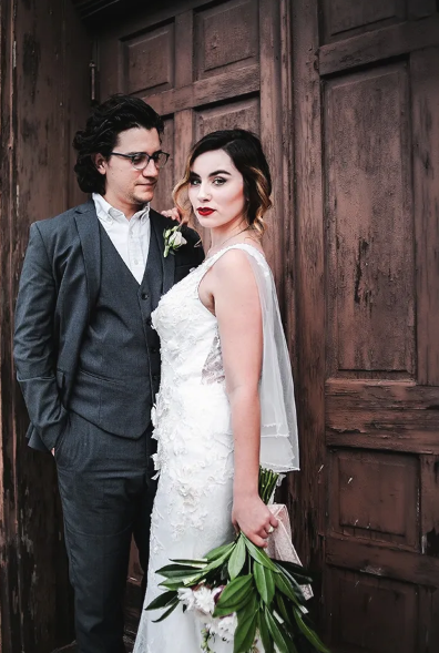 White Bouquet - Literary Love Styled Shoot