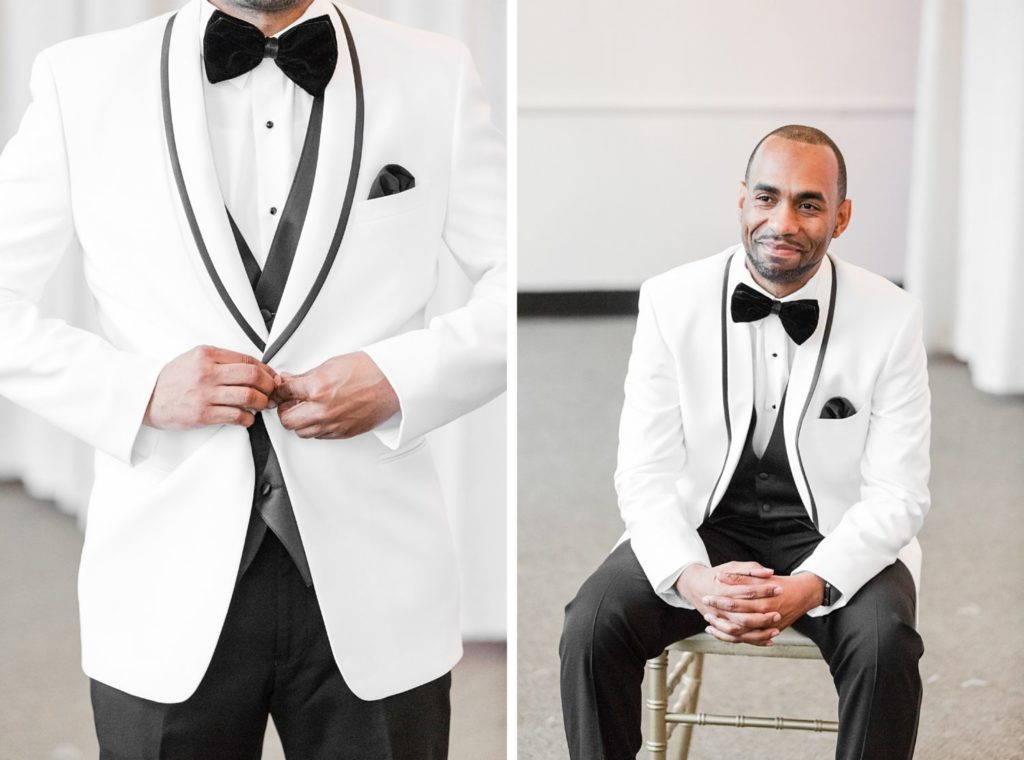 White Tux - Modern Glam Wedding