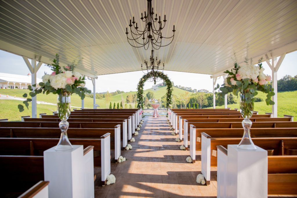 Pink & White Wedding - White Dove Barn-Music Tree Entertainment