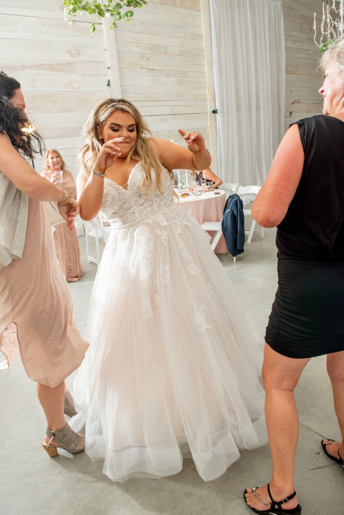 Reception - Pink & White Wedding - White Dove Barn-Music Tree Entertainment-Twila's Photography