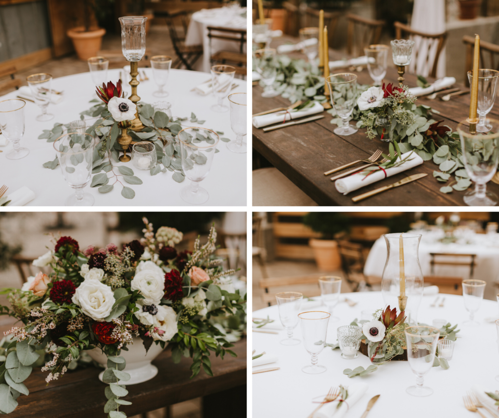 Wine & Navy Wine & Navy Botanical Classic Wedding