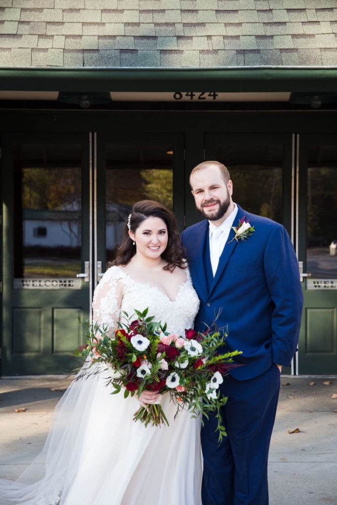 Navy & Burgundy Wedding