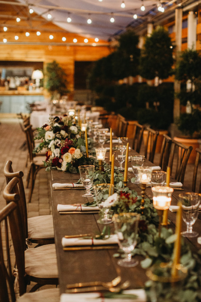 Wine & Navy Botanical Classic Wedding