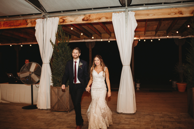 Wine & Navy Botanical Classic Wedding