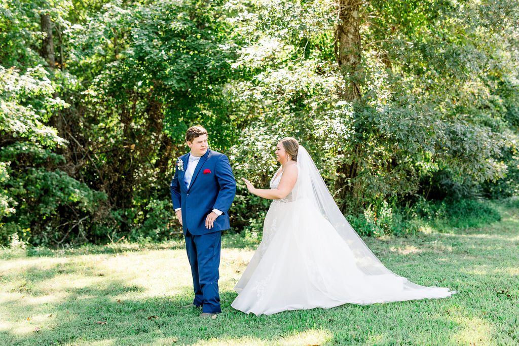 First Look - Bride & Groom