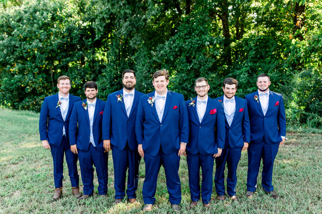 Navy suits Groomsmen