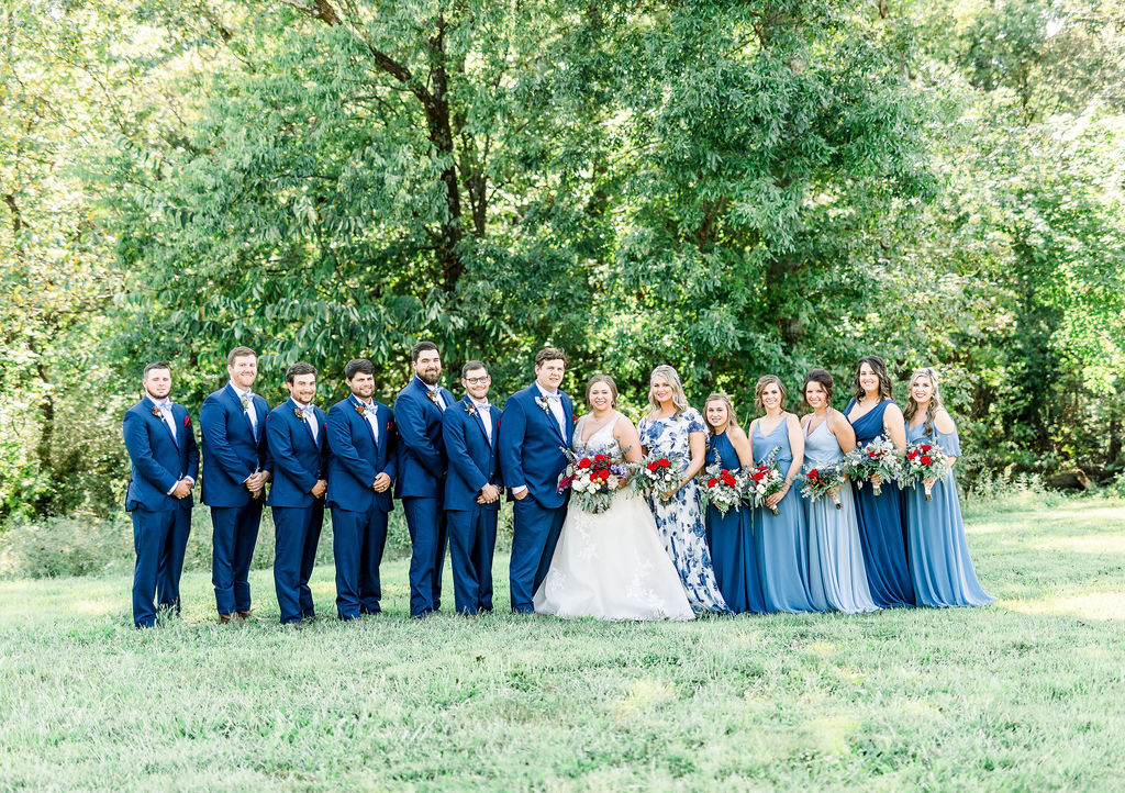 Shades of Blue Wedding