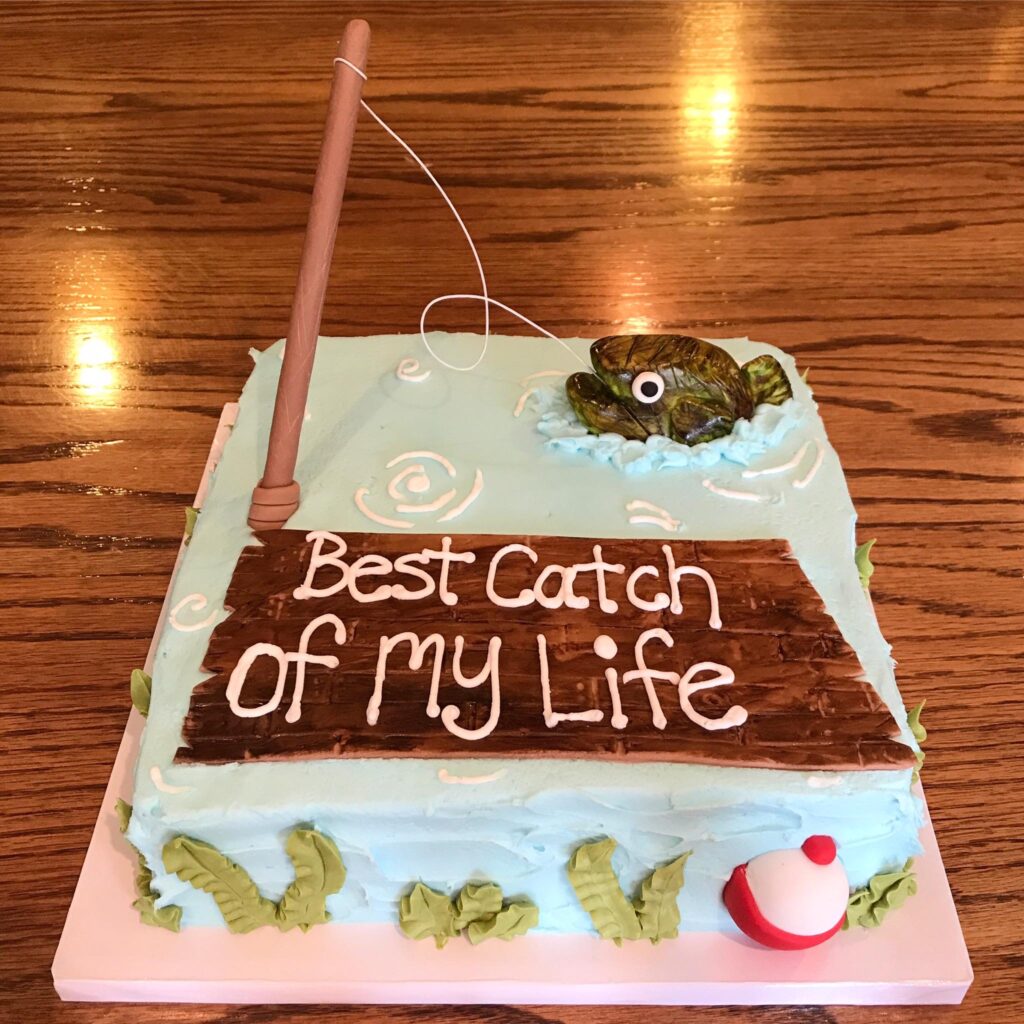 Fishing Groom's Cake