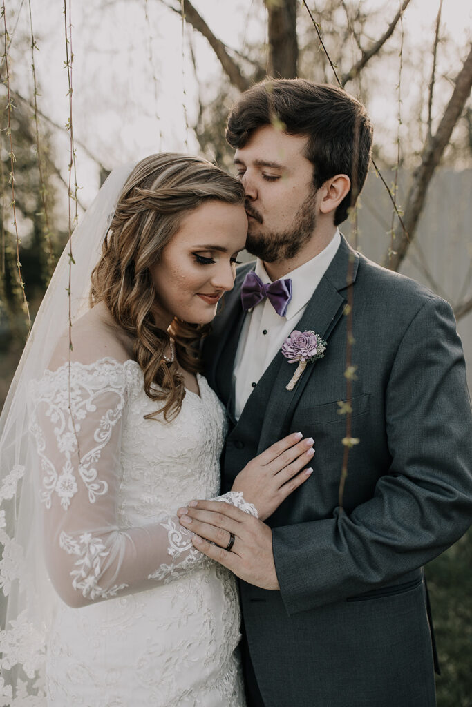 Purple & Lace Vintage Wedding - TN Tiny Wedding