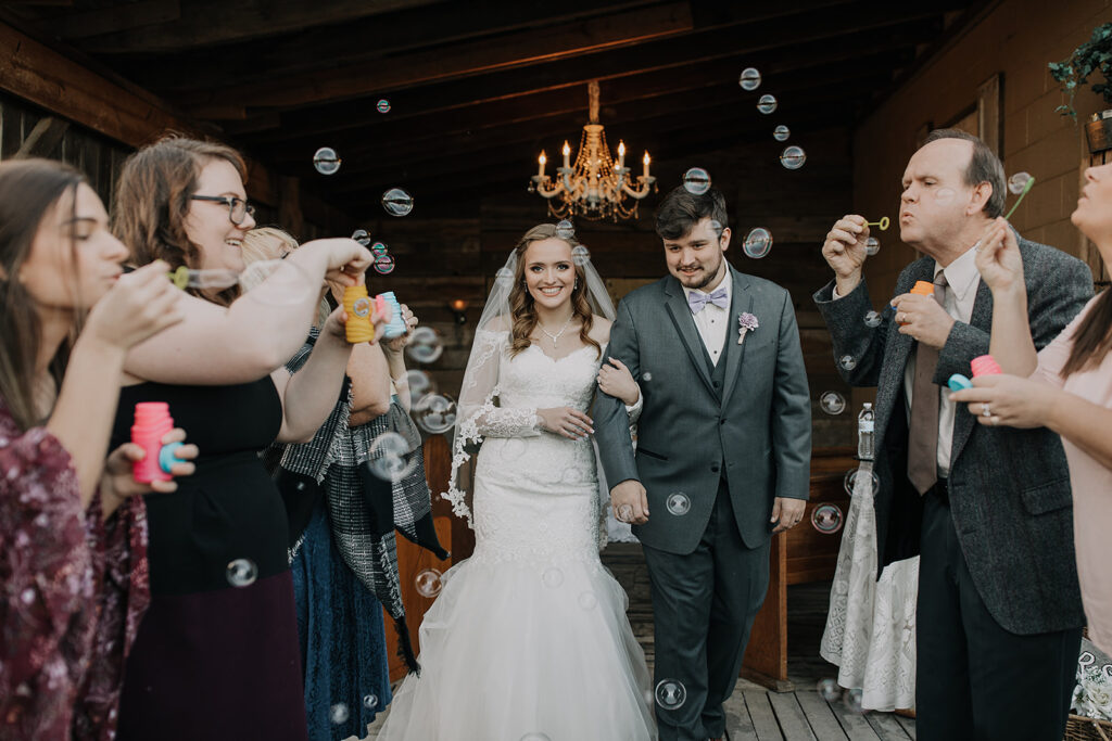 Bubble Exit - TN Tiny Weddings