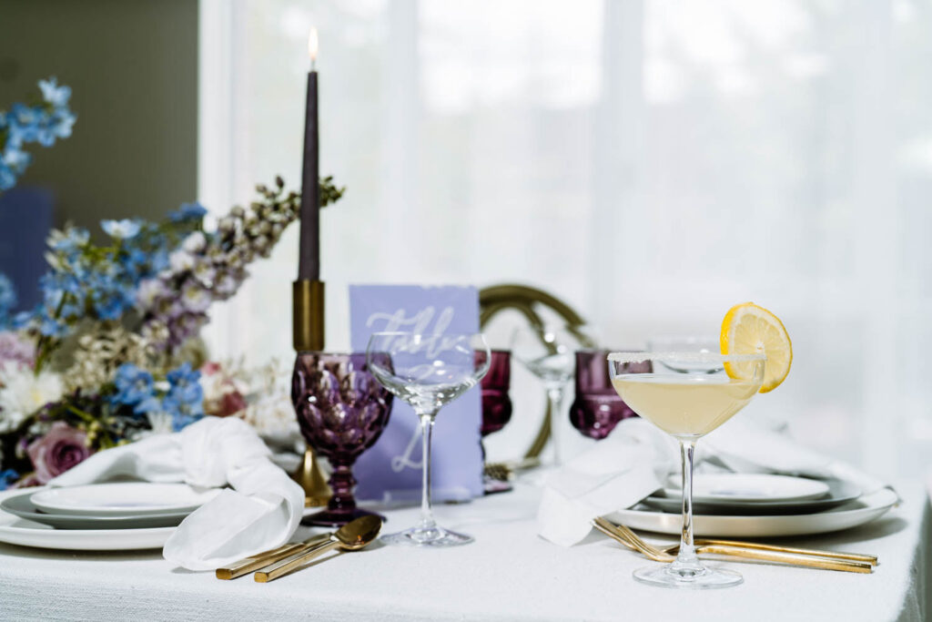 Purple Tablescape