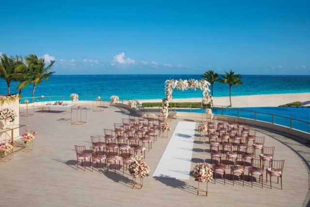 Dreams Riviera Cancun Resort rooftop wedding