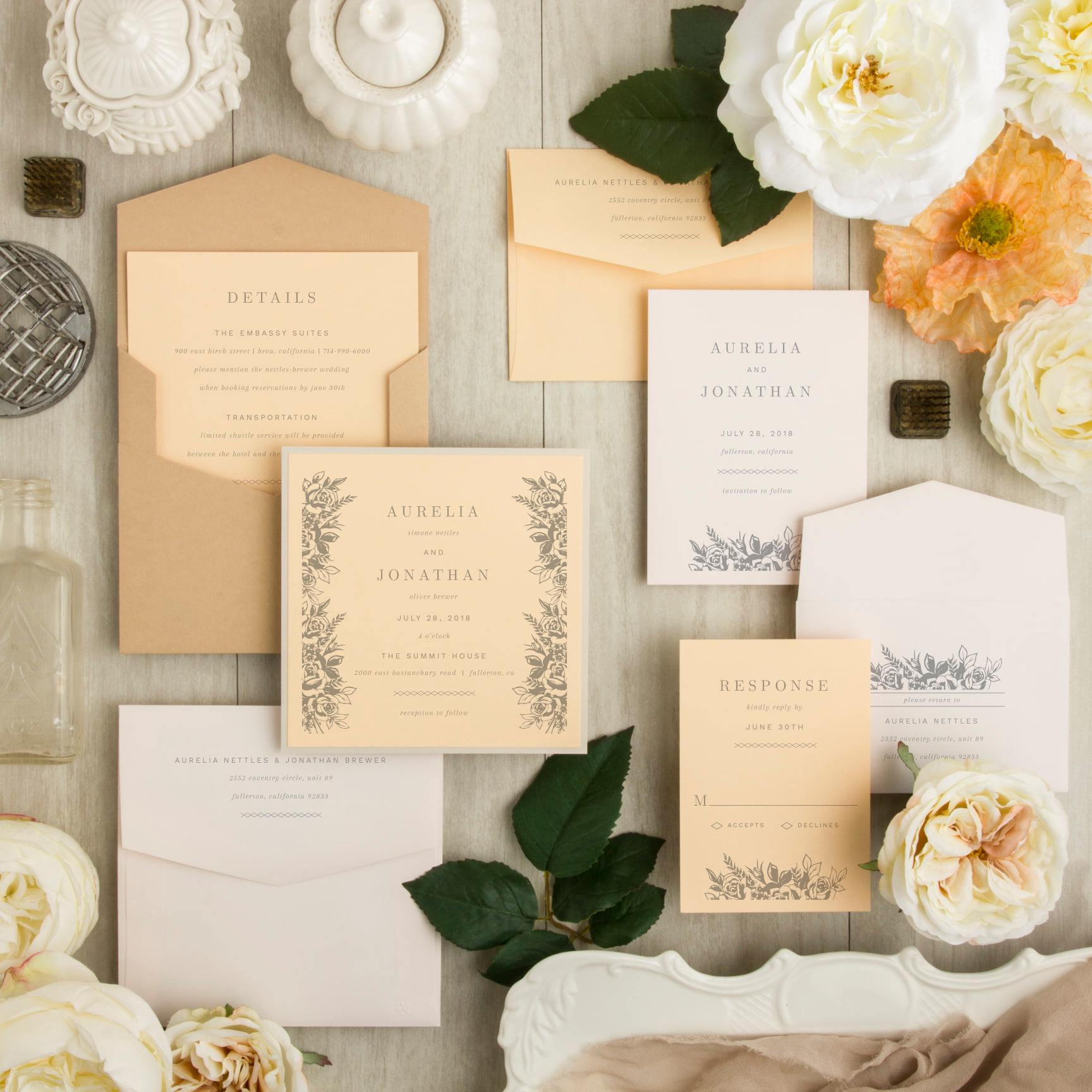 Invitation Suite - Wedding Stationery Timeline
