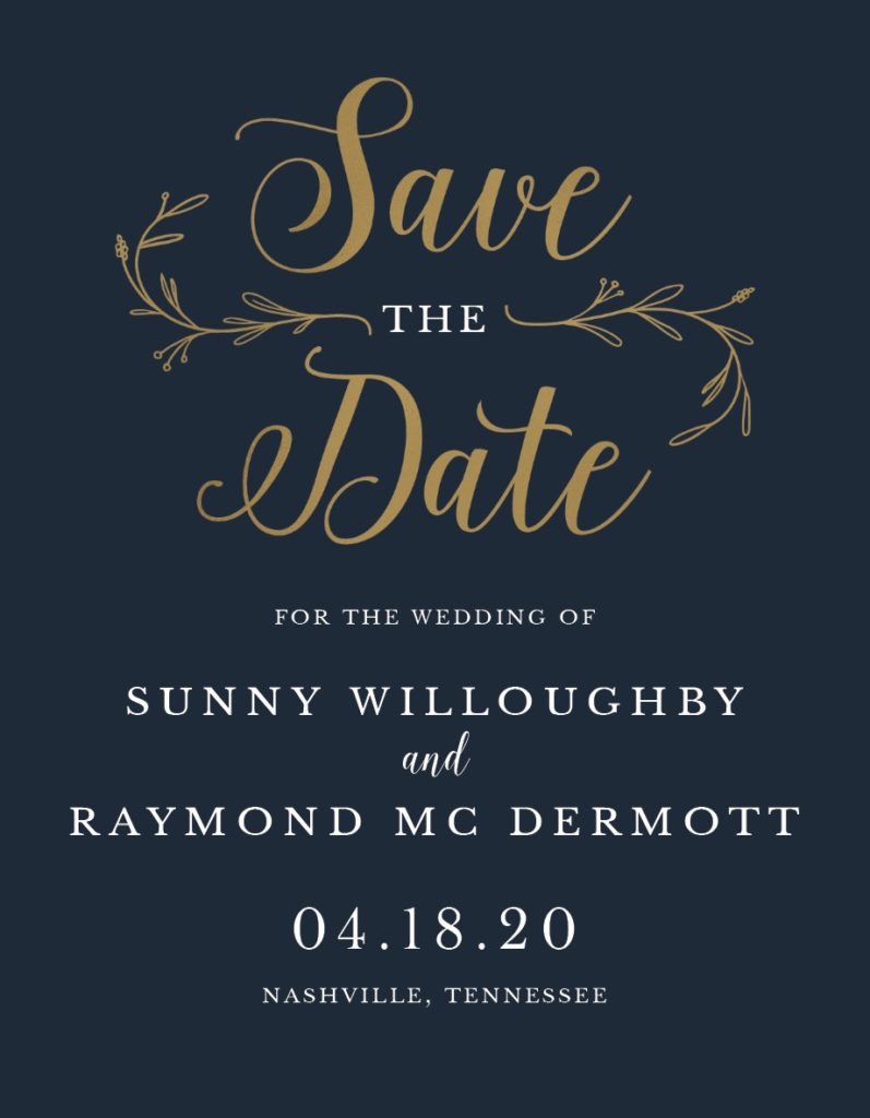 Save the Dates - Wedding Stationery Timeline