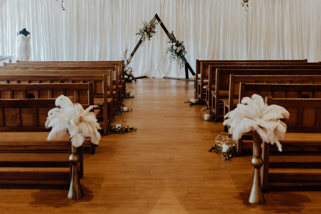 Winter Wedding - Ceremony Arch 